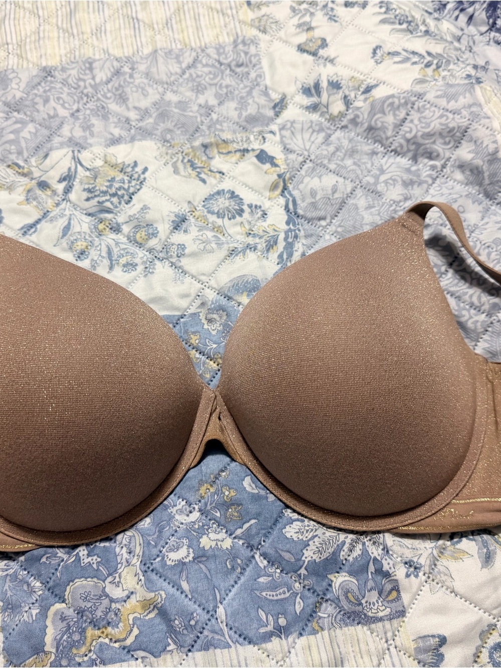 Victoria's Secret Shimmery Nude Molded T-Shirt Bra